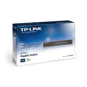 Switch Hub TPLink 8 Port Plus 2 Port Gigabit TL SL1210